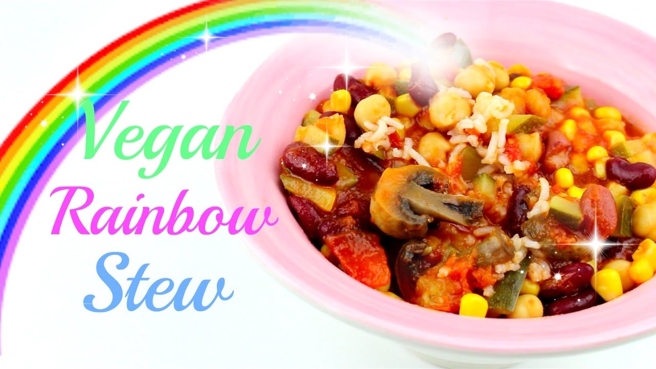 Vegan Rainbow Stew! Oil free, gluten free. YouTube