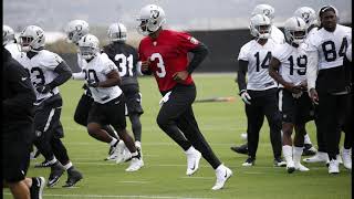 Bay area news group oakland raiders reporter jimmy durkin with three
observations from their practice in napa, california on sunday, july
30. 2017.