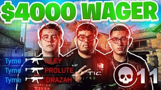 Full CRAZY $4000 POT CHALL vs iLLeY PROLUTE and FaZe DRAZAH! Update