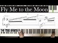 Jacob koller  fly me to the moon  advanced jazz piano cover with sheet music