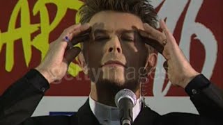 David Bowie 1996 Brit Awards Interview clip