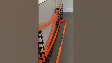 Hot Wheels and TrackJack Rollercoaster #HotWheels #Shorts