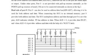 8051 Theory 20 - Port 0