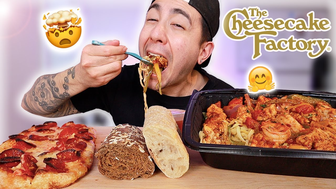 Real Mukbang Cajun Shrimp Jambalaya + Flatbread Pepperoni Pizza