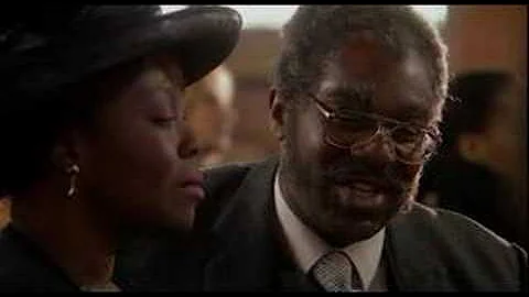 Donovan and Mrs Johnson in church