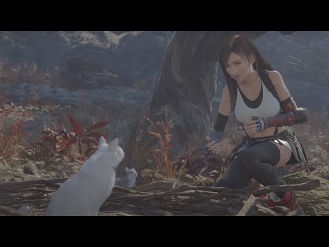 Final Fantasy VII Rebirth - Rescuing Tifa's Childhood Cat (PS5 Gameplay)