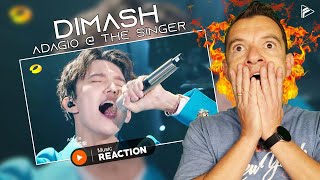 OK, THIS DUDE IS NOT HUMAN!! Dimash - Adagio @ The Singer (Reaction)