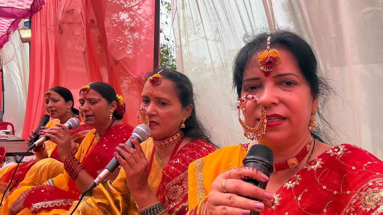 मेरे लाइव चैनल पर आप सबका स्वागत है | आज हल्दी बाने रूडकी सीमा के बेटे की शादी के 