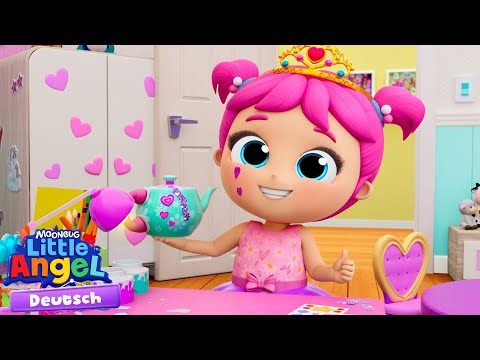 Upcycling-Teeparty mit einer Prinzessin ♻️ Kinderlieder mit Jill | Little Angel Deutsch