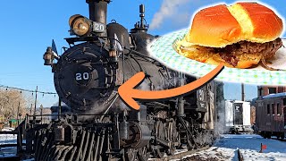 THE BEST SMASHBURGERS made in a STEAM TRAIN! [K37 Kitchen]