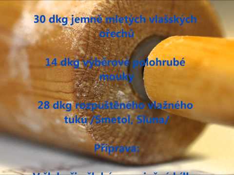 Ořechové řezy se