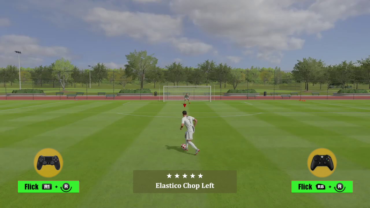 FIFA 19 SKILL MOVES | Elastico Chop Left | 5 Star Move