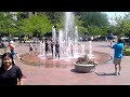 USA West 2013 - Square Dancing in the fountain at the Grove