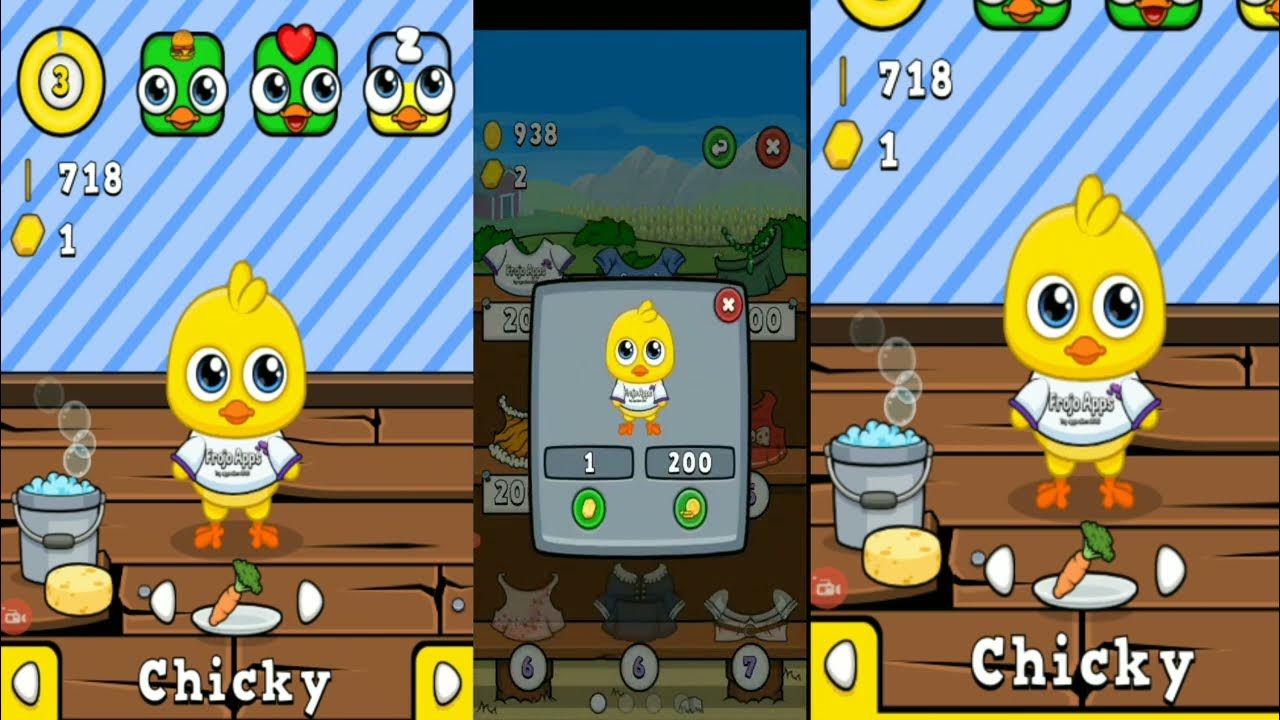 My Chicken Virtual Pet Game Parte 2 YouTube