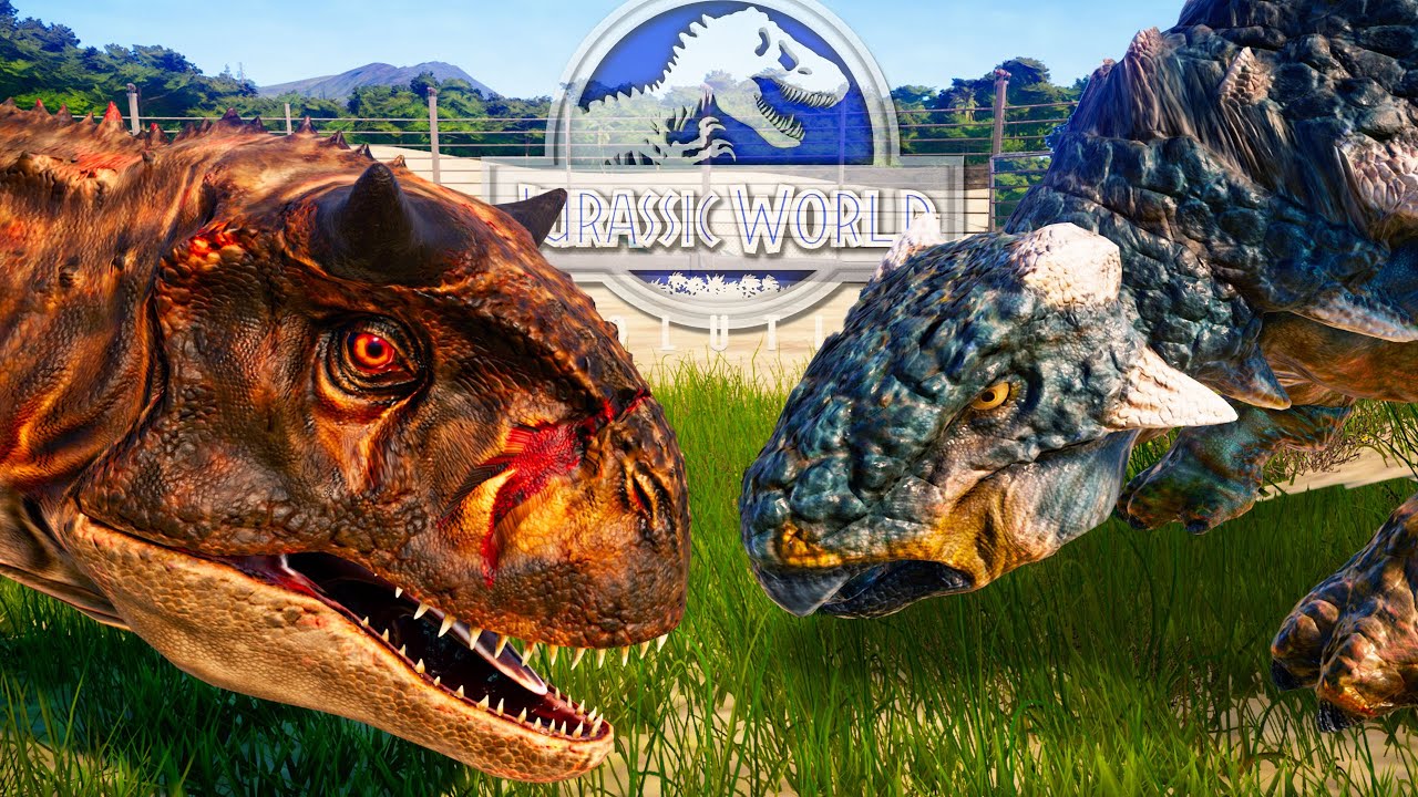 CARNOTAURUS TORO CONTRA BUMPY ANKYLOSAURUS!! ¿Habría pasado esto sin ...