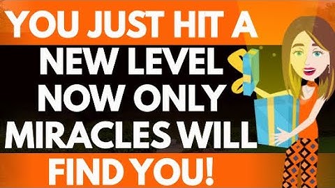 YOU JUST HIT A NEW LEVEL NOW ONLY MIRACLES WILL FIND YOU! Abraham Hicks 2025