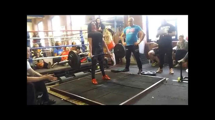 First Powerlifting Comp - Dominique Fisher