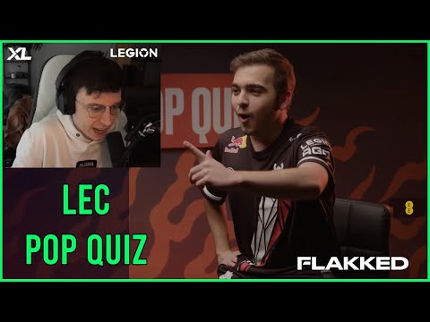 Caedrel Plays LEC Pop Quiz | Champion Quotes |