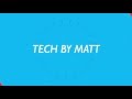 Tech By Matt Update #1: new video schedule, new videos, 2000 subs!