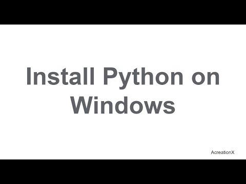 Install Python on Windows