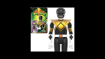 Mighty Morphin Power Rangers Black Ranger (Dragon Shield) 3 3/4-inch ReAction Figure