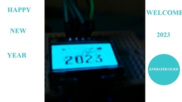 Happy new year, arduino oled count down project #arduino #newyear #welcome2023 #2023 #bestwishes
