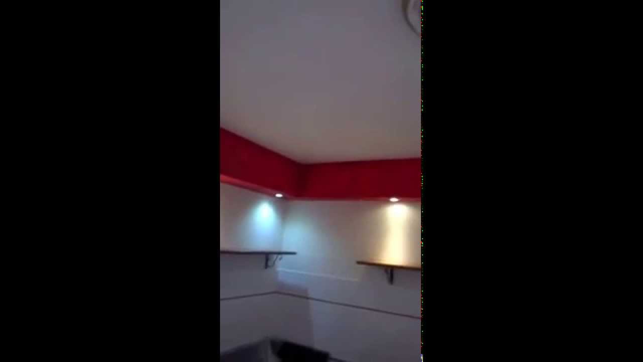 Cassonetti in cartongesso con faretti a led . youtube Orditura per veletta controsoffitto