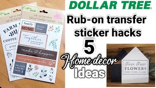 Products rub on transfers for crafts