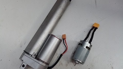DIY combat robots: 550 motor mod for a Linear Actuator (without limit switches)