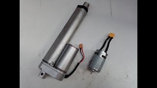 DIY combat robots: 550 motor mod for a Linear Actuator (without limit switches)