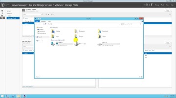 Configuring Storage Pool in Windows Server 2012 R2