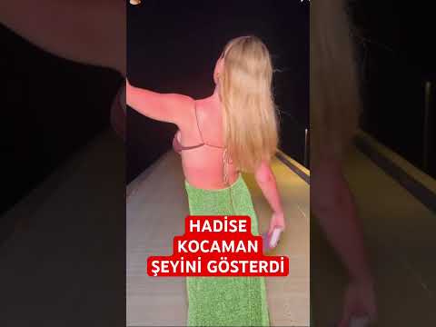 Hadise kocaman şeyini gösterdi #shortsvideo #magazin #hadise #shorts