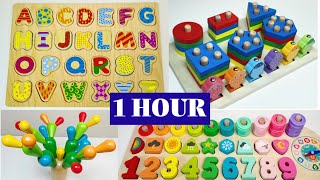 Learning Videos for Toddlers | Learn ABCs, Colors, Numbers, Shapes, Animals & More