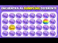 Encuentra el Emoji Diferente - Dumpling RARO ????✨ | Común, Raro, Súper Raro, DORADO | 40 Nivele