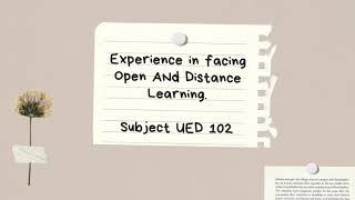 ASSIGNMENT UED 102