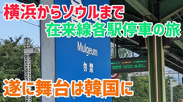 【横浜ソウル在来線各駅停車旅 11】〜ムグンファ号大活躍〜 遂に舞台は韓国に!!!半島内陸部の大邱を攻略 #横浜ソウル在来線各駅停車旅 #ムグンファ号 #大邱広域電鉄 #大慶線 