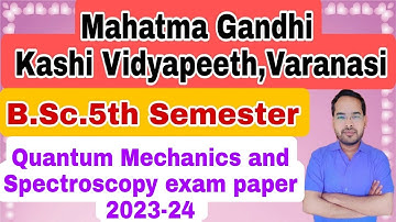 Physics exam analysis of B.Sc.5th Sem. |MGKVP University|by Navneet Gautam