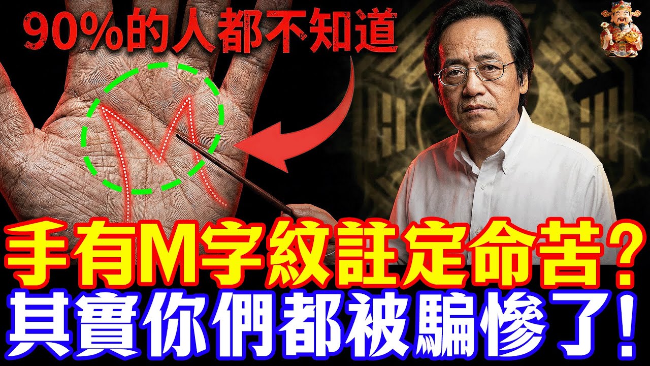 倪海廈：誰說「M字紋」是勞碌命？錯！這是身體燒出來的「帝王印」！可惜90%的人用錯，把福報變成了催命符！ #倪海廈 #黃帝內經 #養生 #國學 #易經 #開運 #招財 #中醫 #風水 #2026運勢