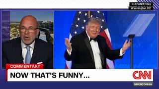 What I found funny about Trump last night