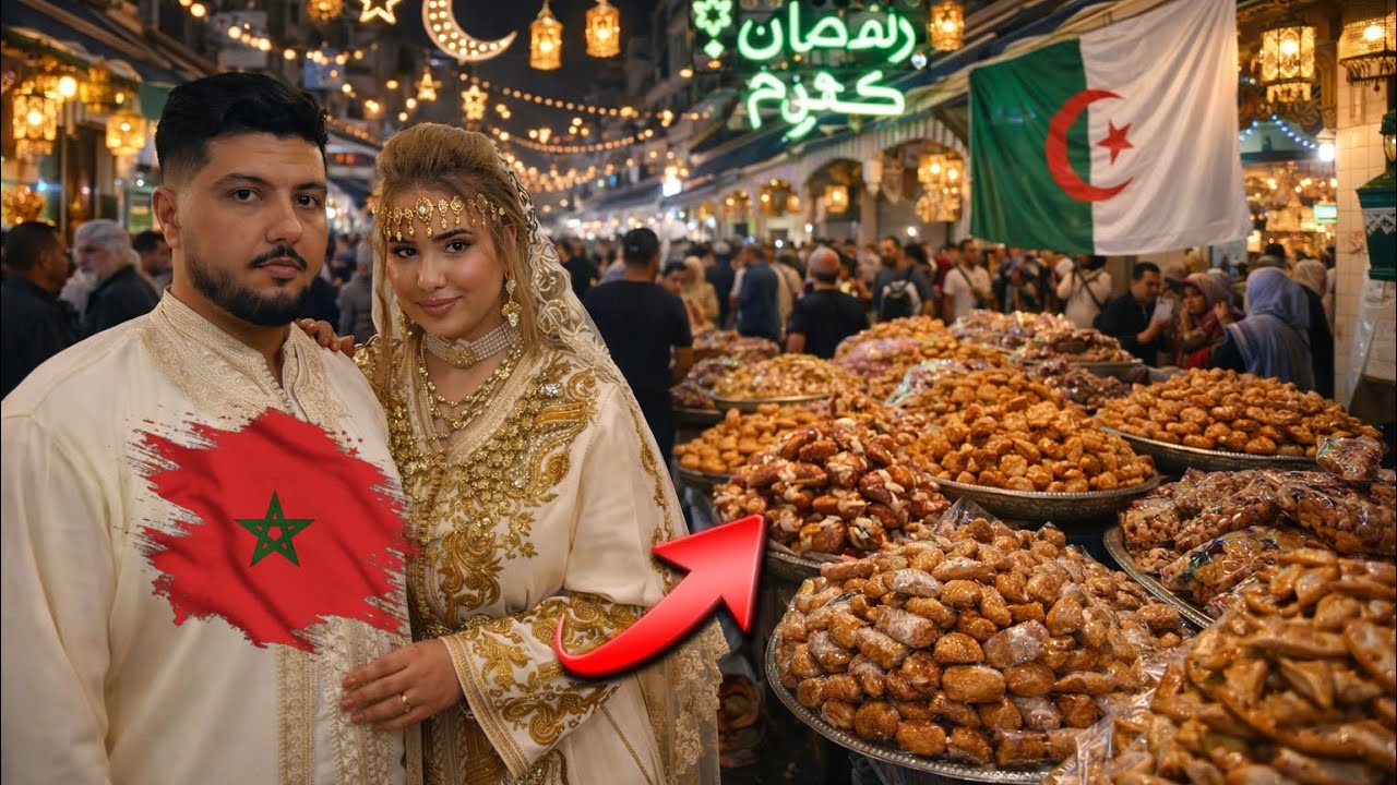 مغربية وزوجها يكتشفو رمضان في الجزائر لأول مرة… شوفو الصدمة 😲🇲🇦🇩🇿