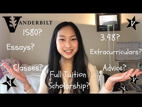 how I got a full tuition scholarship to Vanderbilt | stats, ECs, classes, essay topics, advice