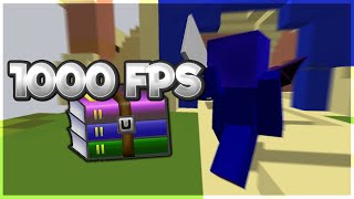 Playing with the WORST 1x1 texture pack || Hypixel Bedwars