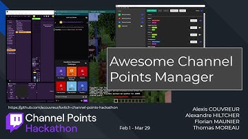 Twitch Channel Points Hackathon 2021 - Awesome Channel Points Manager