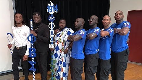 FSU Mu Epsilon chapter of Phi Beta Sigma spring 19