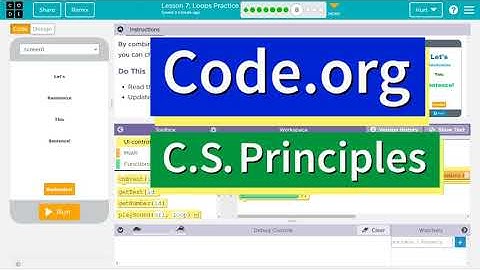 Code.org Lesson 7.8 Loops Practice | Tutorial with Answers | Unit 5 C.S. Principles (7.7 2021)