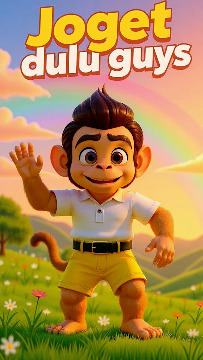 Aseekk Jogetin dulu aja ya Menghilang Penat heula 🐒🙈#kartun #joget #ai #animasi #lagu