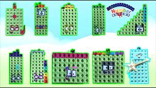 Exploring Numberblocks Official Mathlink Cubes from 0 to 100 Part5!!! (41-50)