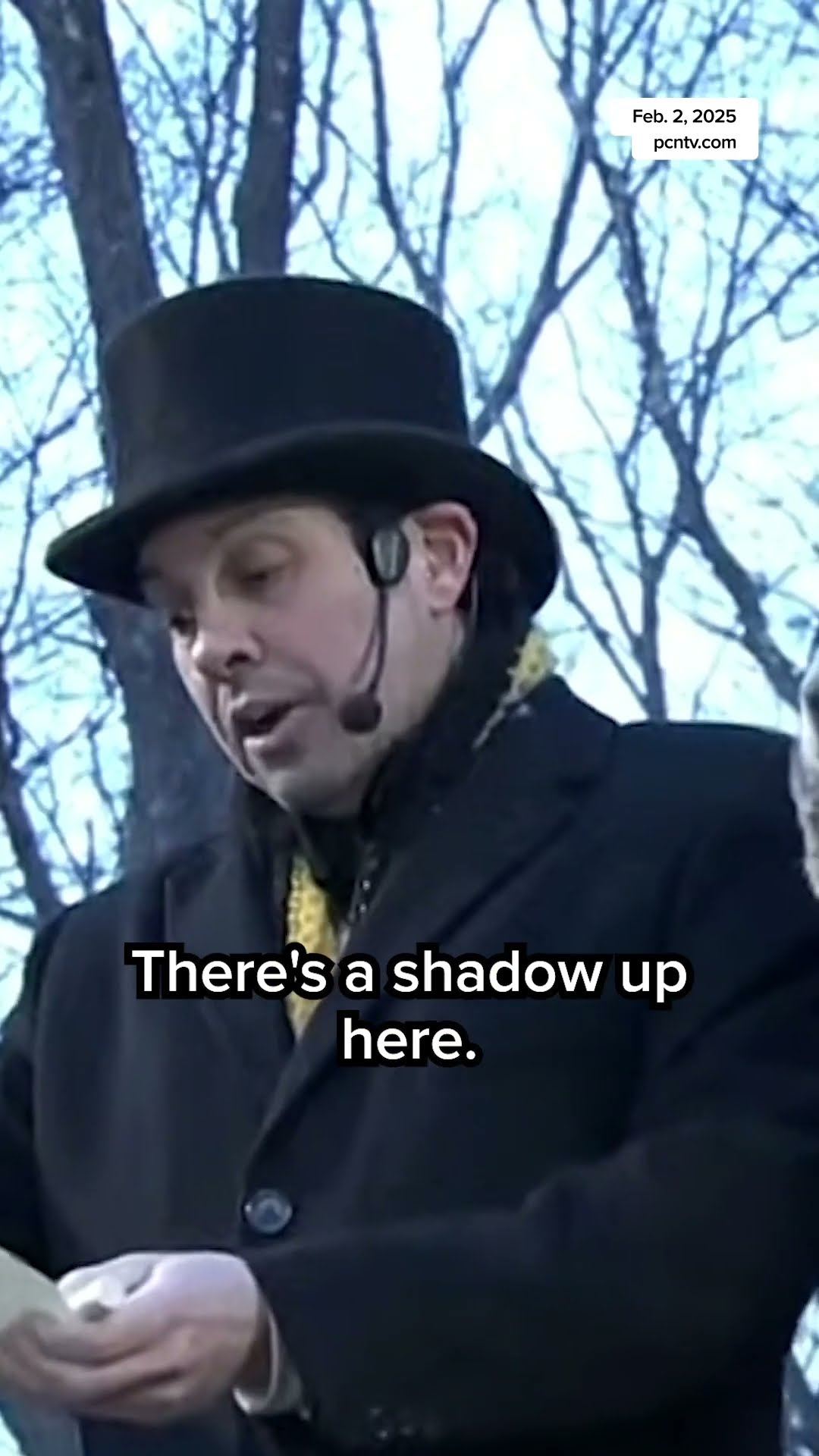 Punxsutawney Phil reveals his winter prediction
