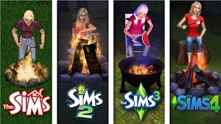 Sims 1 vs Sims 2 vs Sims 3 vs Sims 4 - Campfire