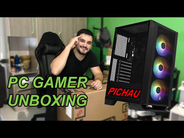 UNBOXING PC GAMER PICHAU!! 